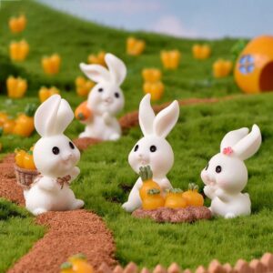 โมเดลตุ๊กตากระต่ายอีสเตอร์ แครอท ขนาดเล็ก