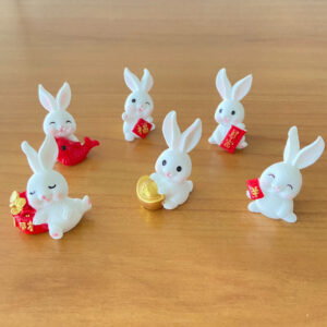 โมเดลกระต่าย กระต่าย กระต่ายน้อย กระต่ายน่ารัก เรซิ่น ปีกระต่าย ประดับสวน ตกแต่งสวน พร้อมส่ง